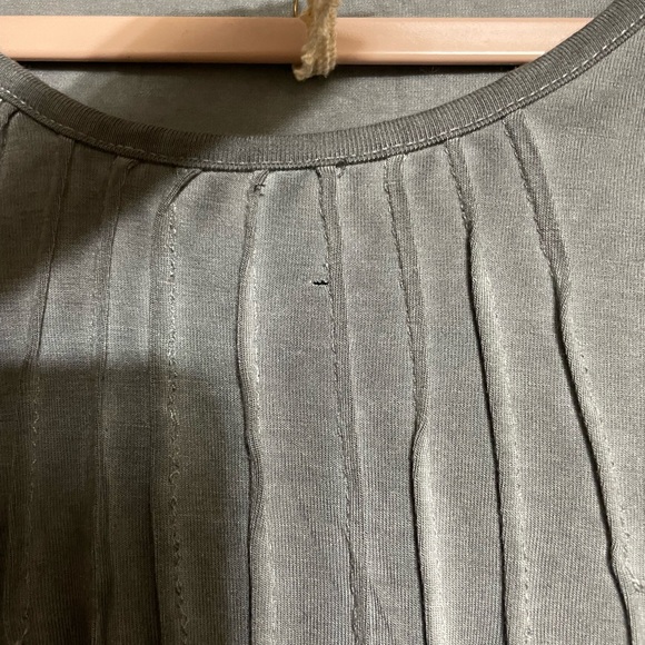 POL Charcoal Ruffle Sleeve Blouse - Picture 4 of 5